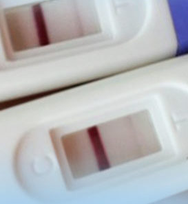 La línea de evaporación en los test de embarazo